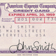 First Amex credit card.